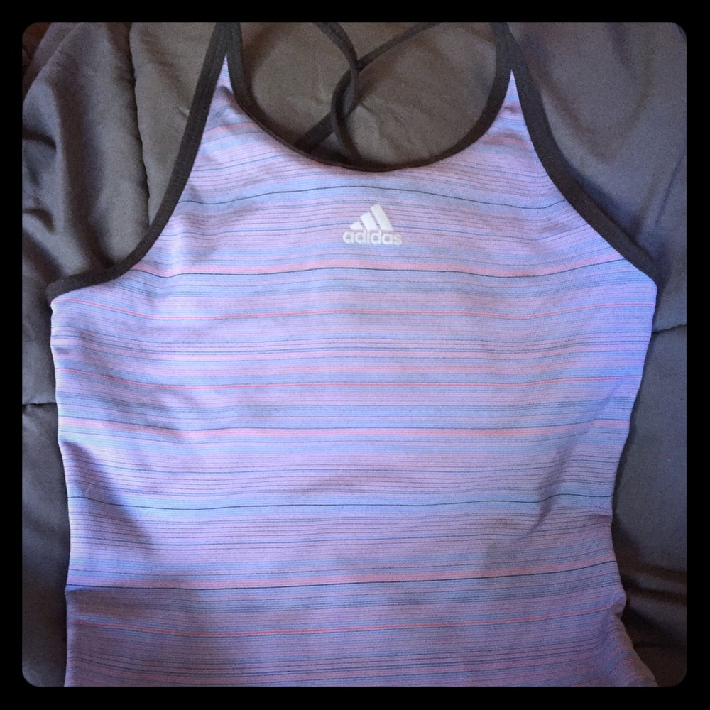 Adidas built in bra tank